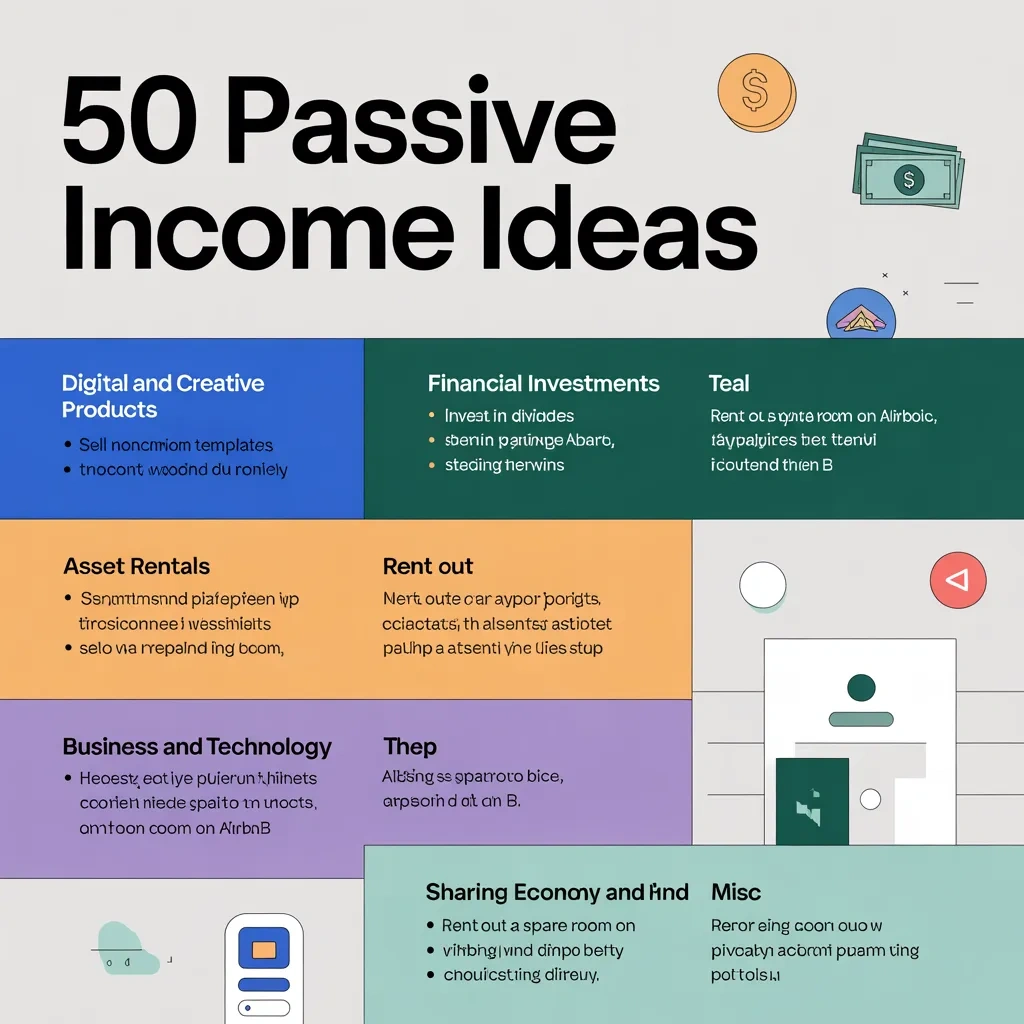 50 Passive income ideas to earn money online