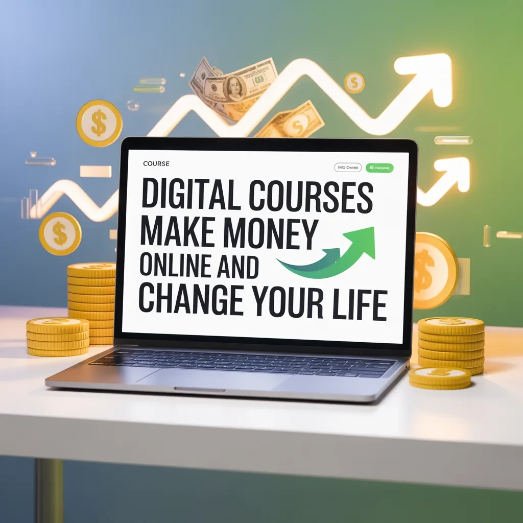 image showing the digital courses make money online and change your life in 2026