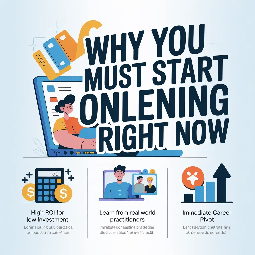 Image showing why you must start online right now in 2026